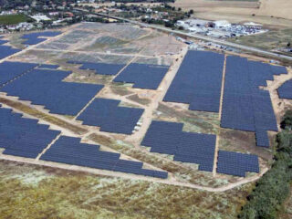 Planta solar de San Antonio en Huelva. FOTO: Endesa