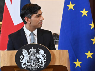 Rishi Sunak, primer ministro del Reino Unido. FOTO: Dati Bendo