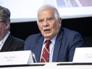 El alto representante de Asuntos Exteriores de la Unión Europea, Josep Borrell. FOTO: Lukasz Kobus