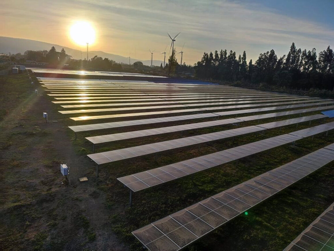 Planta solar de Enerside en Chile. FOTO: Enerside