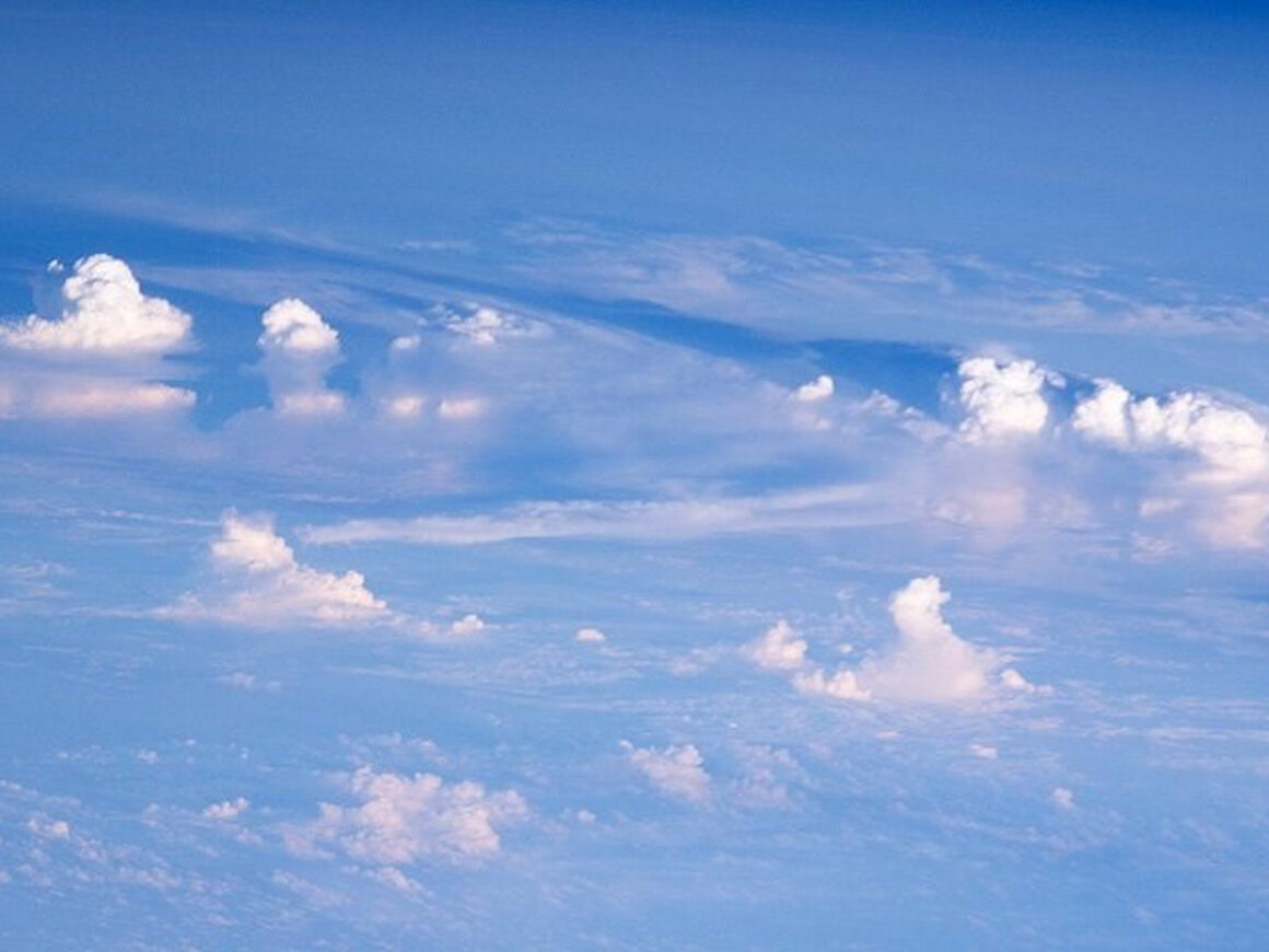 Atmósfera terrestre vista desde la ISS. FOTO: NASA