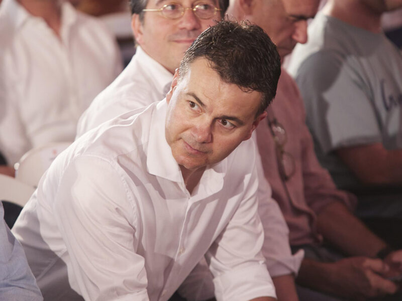 El ministro de Industria, Héctor Gómez, durante el acto público en la caseta municipal de Dos Hermanas, a 18 de junio de 2023 en Sevilla (Andalucía, España). FOTO: Joaquin Corchero - Europa Press
